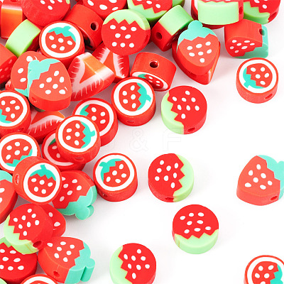 160Pcs 4 Styles Handmade Polymer Clay Bead CLAY-TA0001-87-1
