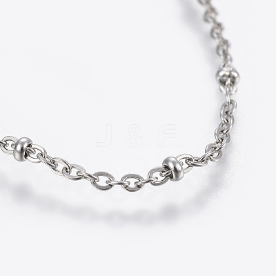 304 Stainless Steel Anklets AJEW-H013-05-1