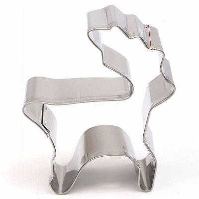 Tarnish Resistant 304 Stainless Steel Christmas Cookie Cutters DIY-E012-61-1