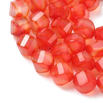 Natural Red Agate Beads Strands G-C267-B12-1