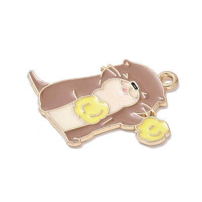 Alloy Enamel Pendants ENAM-C027-01C-01-1