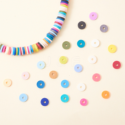Handmade Polymer Clay Beads CLAY-PH0001-13-6mm-1
