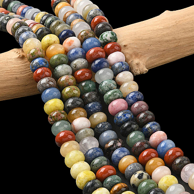 1 Strand Natural Mixed Gemstone Beads Strands G-PA0002-03-1