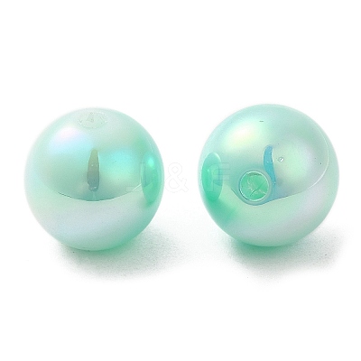 Iridescent ABS Plastic Beads RESI-Z015-03D-1
