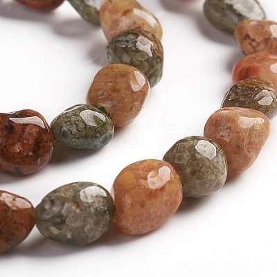 Natural Ocean Agate/Ocean Jasper Beads Strands G-D0002-B28-1