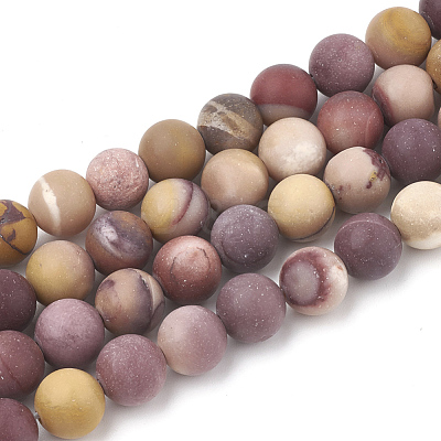 Natural Mookaite Beads Strands G-T106-157-1