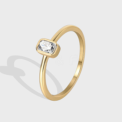 Simple Style Brass Cubic Zirconia Finger Rings for Women FS-WGDD3D9-01-1
