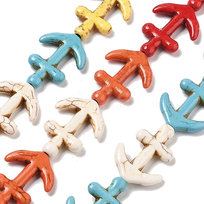 Synthetic Turquoise Beads Strands X-G-B140-J01-1