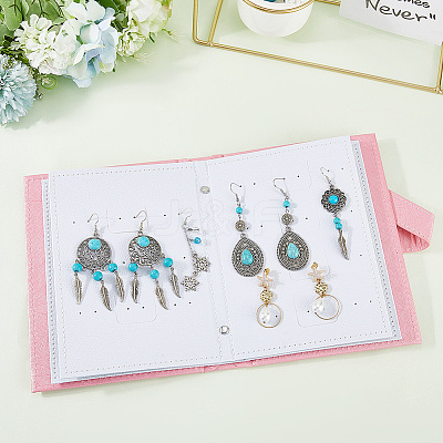 Portable PU Leather Earring Display Book EDIS-WH20011-01C-1