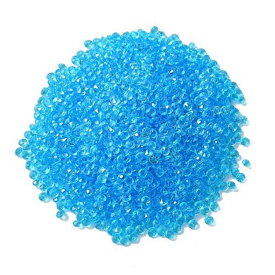 Acrylic Rhinestone Pointed Back Cabochons MRMJ-WH0081-26B-01-1
