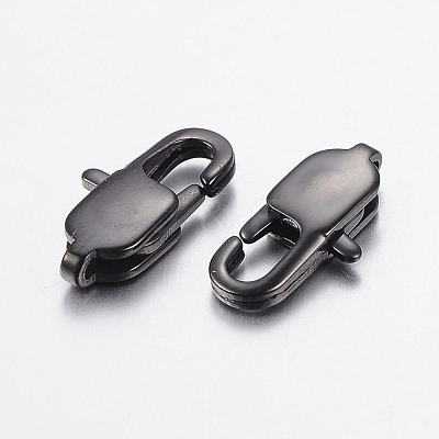 304 Stainless Steel Lobster Claw Clasps Ion Plating(IP) STAS-F148-11x5.5-08B-1