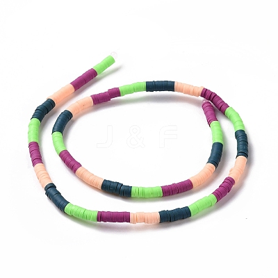Handmade Polymer Clay Bead Strands CLAY-C003-05C-1
