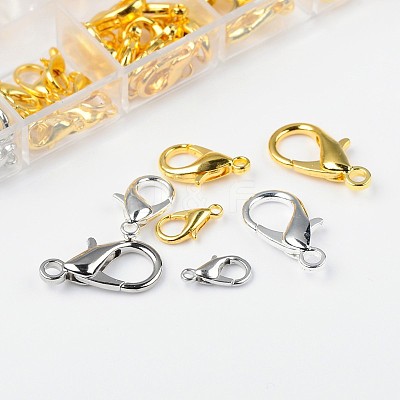 Zinc Alloy Lobster Claw Clasps PALLOY-X0024-B-1