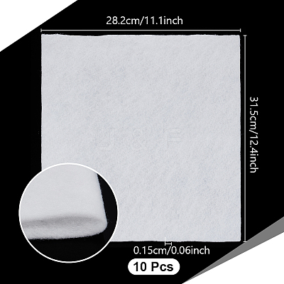 Square Flower Water Absorbent Cotton DIY-WH0308-821C-1