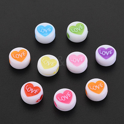 Craft Style Acrylic Beads X-MACR-S308-11-1