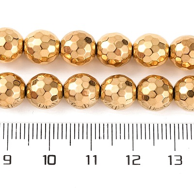 Electroplated Synthetic Non-magnetic Hematite Beads Strands G-H027-B01-05-1