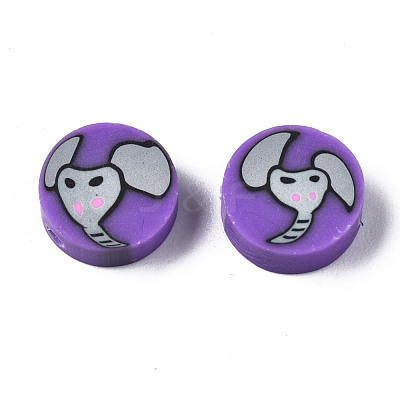 Handmade Polymer Clay Beads X-CLAY-N008-036-1