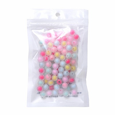 Transparent Acrylic Beads TACR-YW0001-02A-1