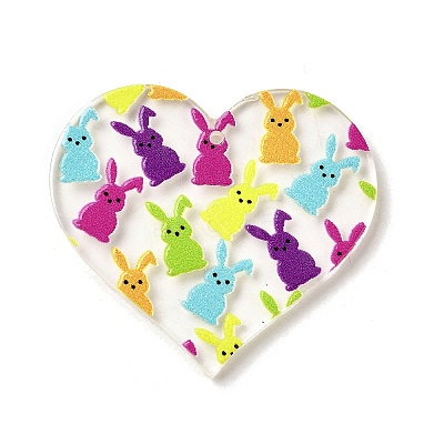 Easter Theme Acrylic Pendants OACR-S003-07B-1