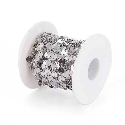 Tarnish Resistant 304 Stainless Steel Link Chains CHS-L019-01B-P-1