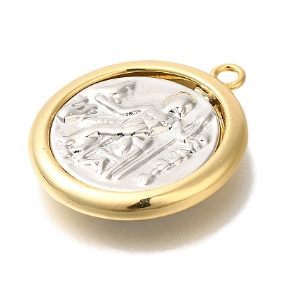 Brass Pendants KK-K389-111G-1