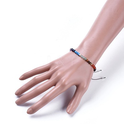 Adjustable Nylon Thread Braided Beads Bracelets BJEW-JB04441-1