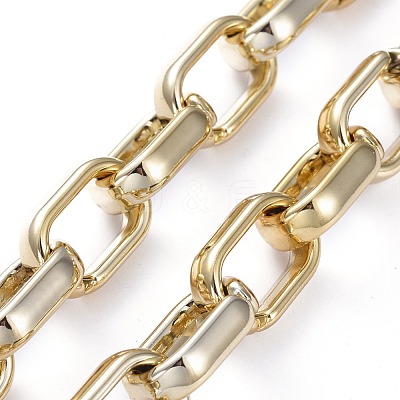 Personalized CCB Plastic Cable Chain Necklaces NJEW-JN02882-1