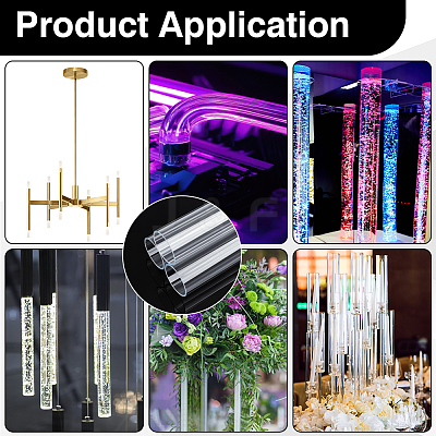 Acrylic Round Tube DIY-WH0899-672C-1