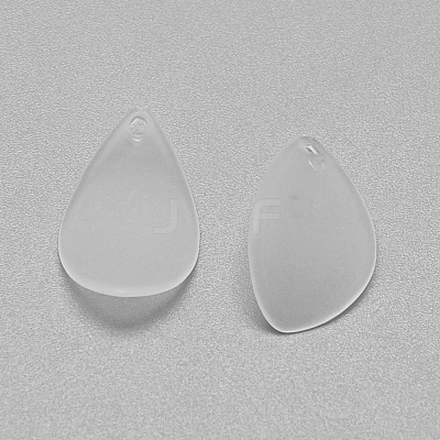 Transparent Acrylic Pendants X-FACR-S028-SB518-1