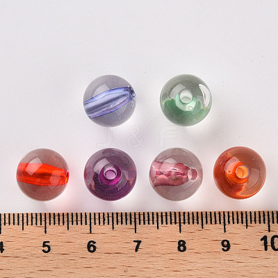 Transparent Acrylic Beads TACR-S154-01A-1