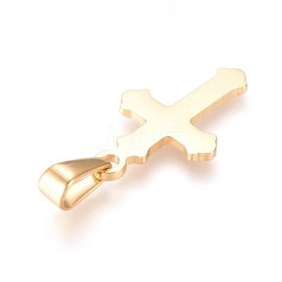 304 Stainless Steel Pendants STAS-L210-08G-1