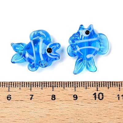Handmade Lampwork Beads Strands LAMP-N024-35C-1