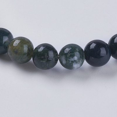 Natural Indian Agate Beads Strands G-G515-4mm-05-1