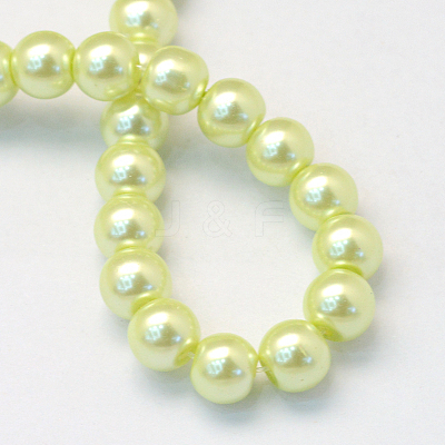 Baking Paint Glass Pearl Bead Strands HY-Q003-3mm-46-1