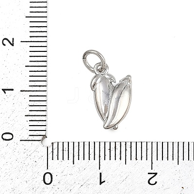 Brass Micro Pave Cubic Zirconia Pendants KK-A269-12P-1