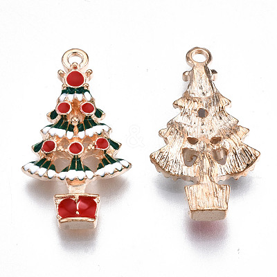 Alloy Enamel Pendants X-ENAM-Q442-028-RS-1