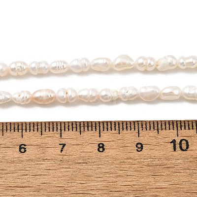Natural Cultured Freshwater Pearl Beads Strands PEAR-I007-01M-01B-1