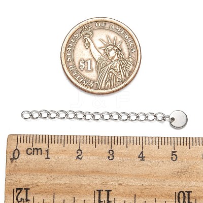 Tarnish Resistant 304 Stainless Steel Chain Extender STAS-E104-41G-1