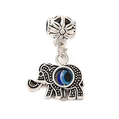 Tibetan Style Alloy Resin Pendants FIND-Z063-05AS-1