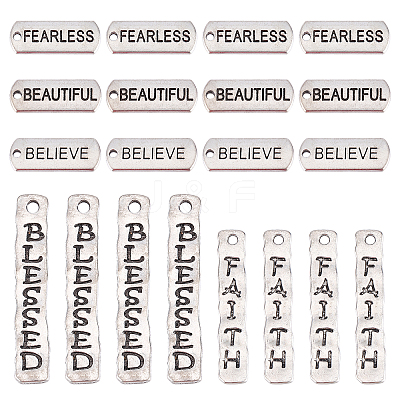 100Pcs 5 Style Alloy Pendants FIND-CA0003-60-1