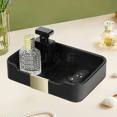 PU Leather Jewelry Display Plate ODIS-WH20013-02B-1