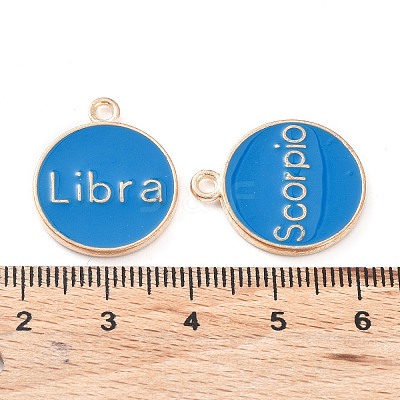 Alloy Enamel Pendants ENAM-S124-01A-02-1