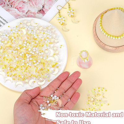 2 Bag Glass & Seed Beads GLAA-SZC0001-94D-1