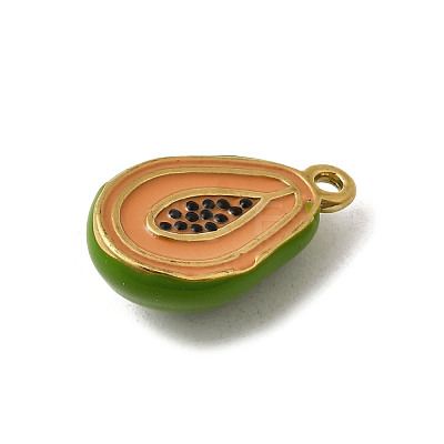 304 Stainless Steel Enamel Pendants STAS-I335-01G-01-1