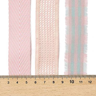 9 Yards 3 Styles Polyester Ribbon SRIB-A014-B09-1