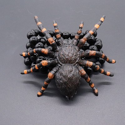 Halloween Plastic & Acrylic Charm Multi-strand Bracelets BJEW-H632-01-1