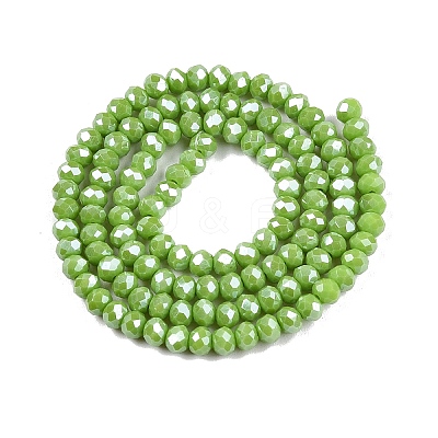 Electroplate Glass Beads Strands LS-EGLA-A044-P3mm-A30-1