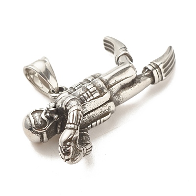 304 Stainless Steel Pendants STAS-G259-01AS-1