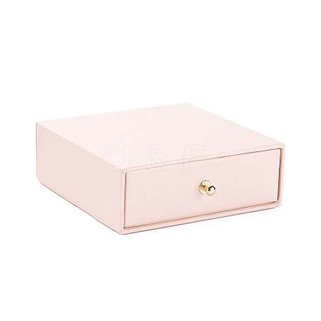 Square Paper Drawer Jewelry Set Box LS-CON-C011-03B-05-1