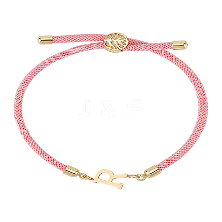 1Pc Adjustable Nylon Cord Slider Bracelets for Women BJEW-LP0001-32R-03-1